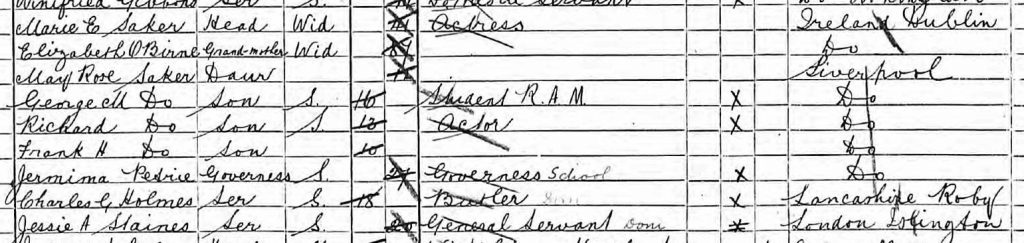 1891 census - Bath Road