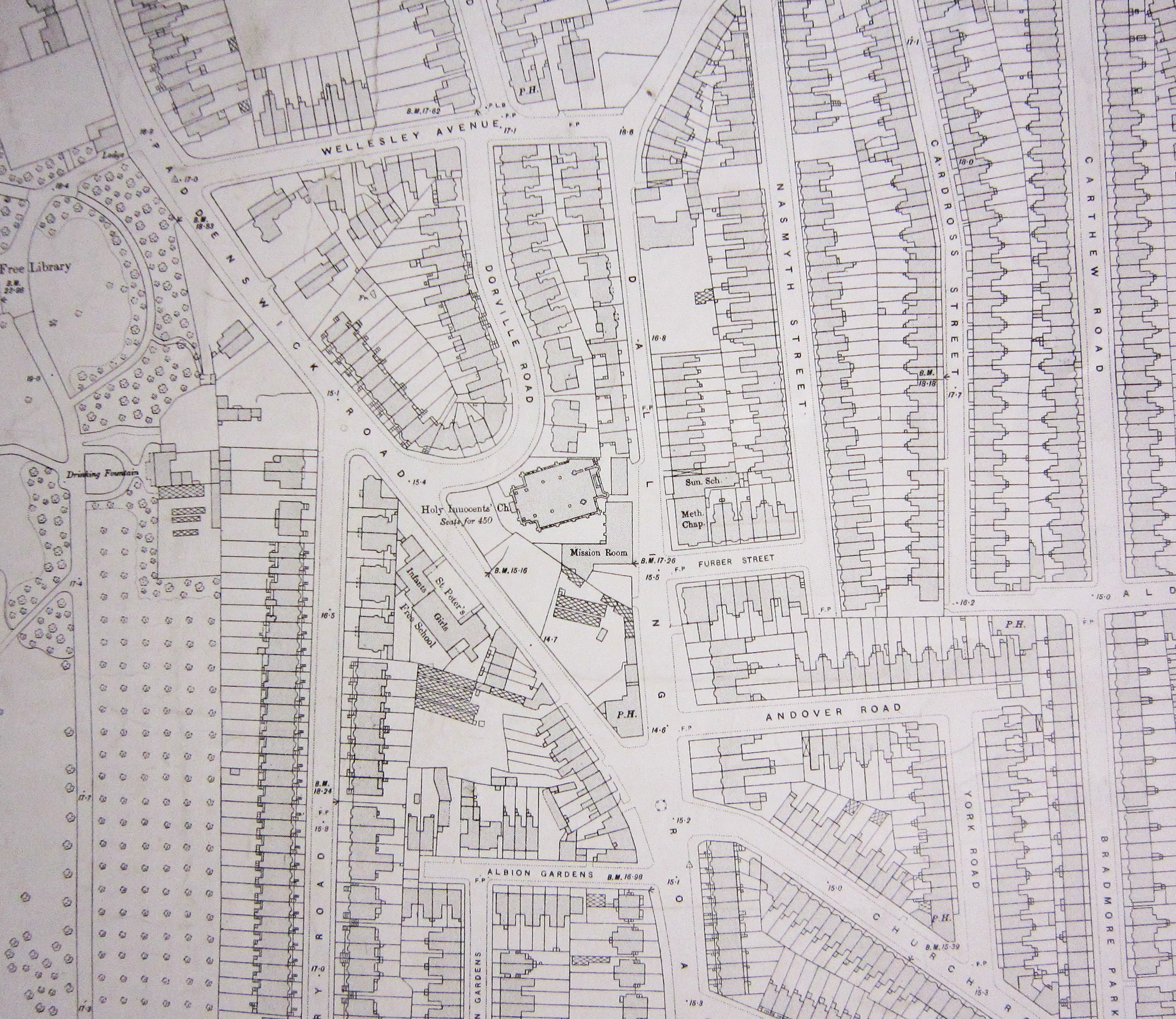 Ordnance Survey map 1893