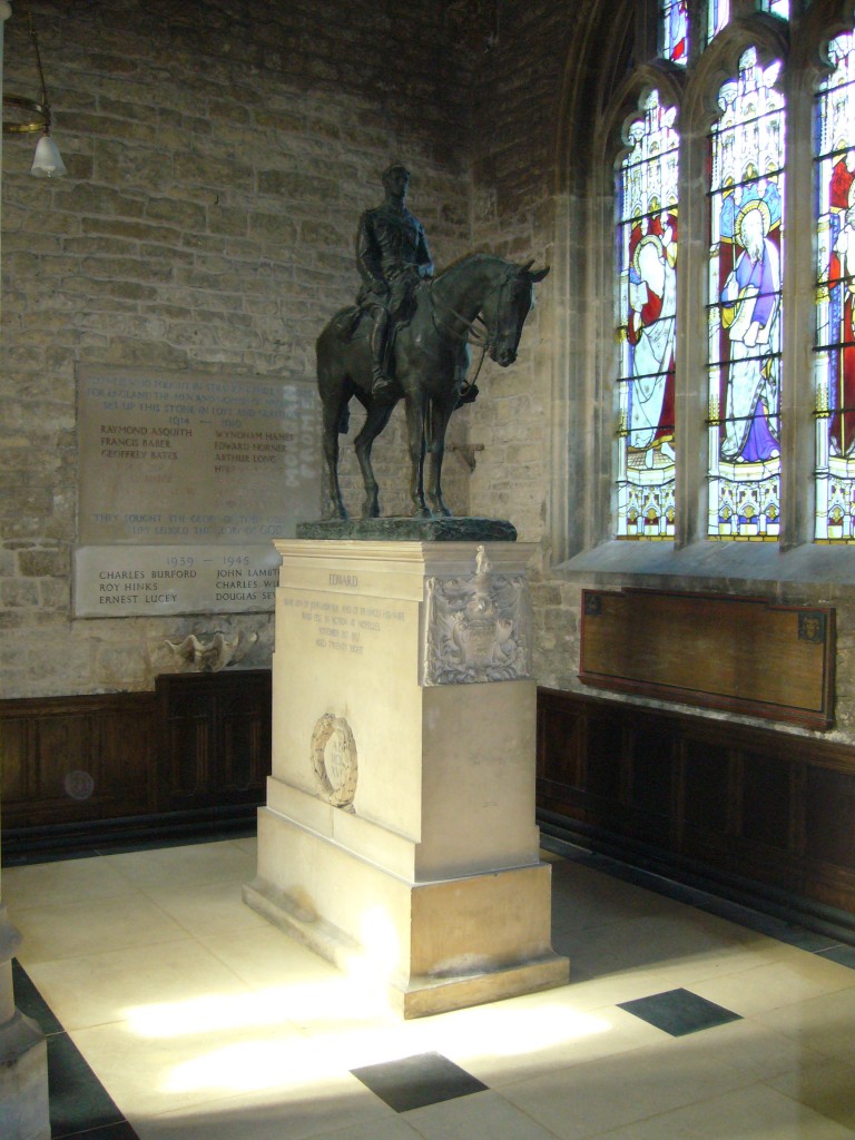 Memorial to Edward Horner, with base by Sir Edwin Lutyens