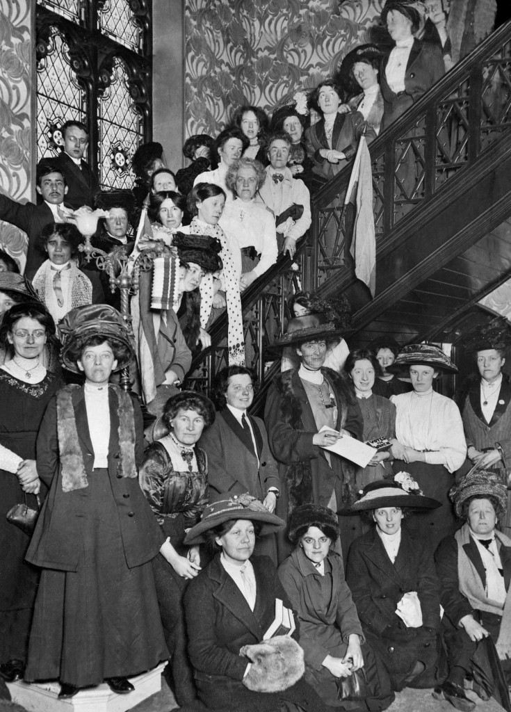 Suffragettes boycotting the 1911 census in Manchester